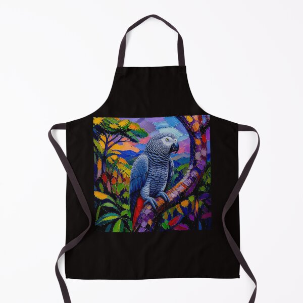 Item preview, African Grey Parrot Intelligence and Wild Elegance #9 designed and sold by Helios Be. Lavsh.