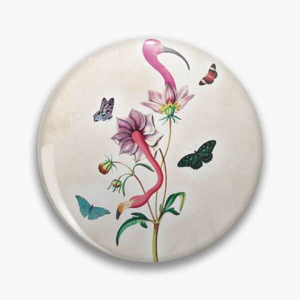Item preview, Phoenicoptera Floribunda | Flamingo Floral Surreal Collage Creature designed and sold by Becky-Poppins.