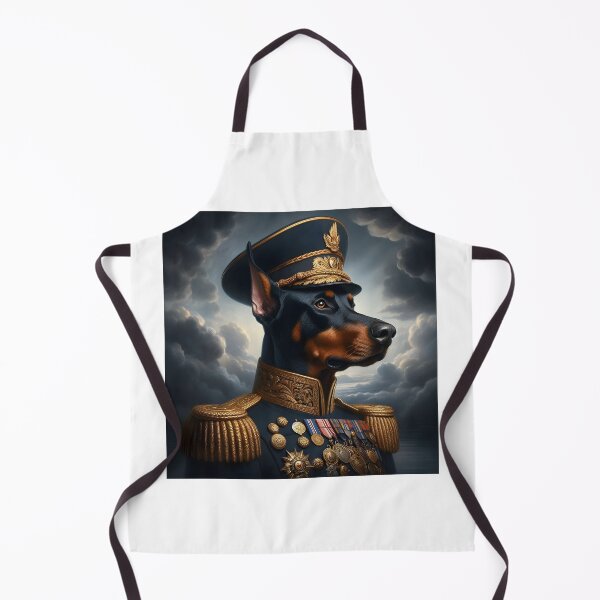 Item preview, High-ranking admiral dog - Naval military art designed and sold by davidromapixel.