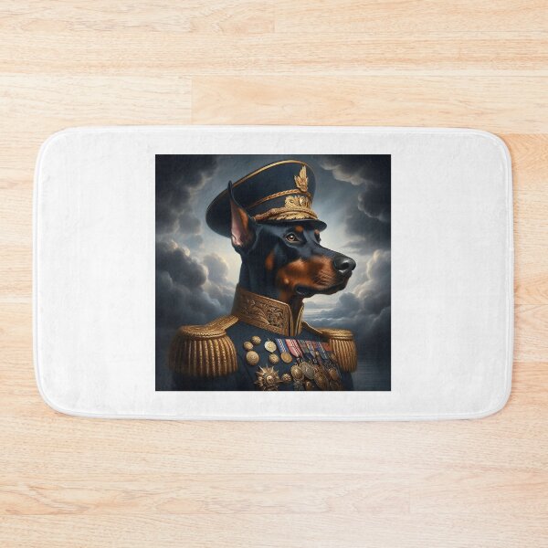 Item preview, High-ranking admiral dog - Naval military art designed and sold by davidromapixel.