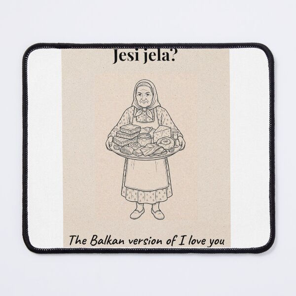 Item preview, Jesi jela, the Balkan version of I love you - Balkan granny design  designed and sold by Mastalina99.