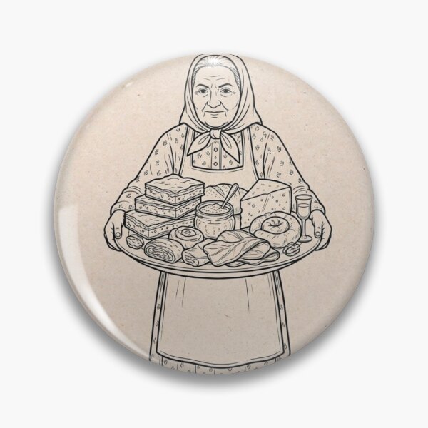 Item preview, Jesi jela, the Balkan version of I love you - Balkan granny design  designed and sold by Mastalina99.