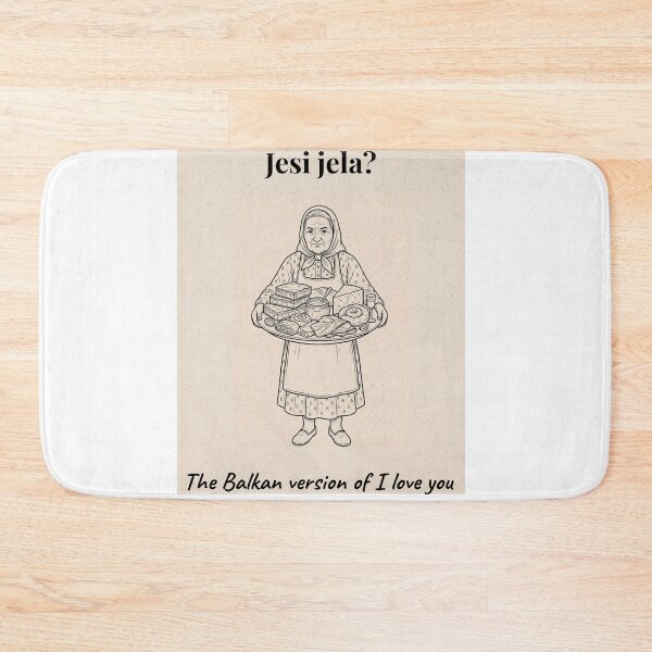 Item preview, Jesi jela, the Balkan version of I love you - Balkan granny design  designed and sold by Mastalina99.