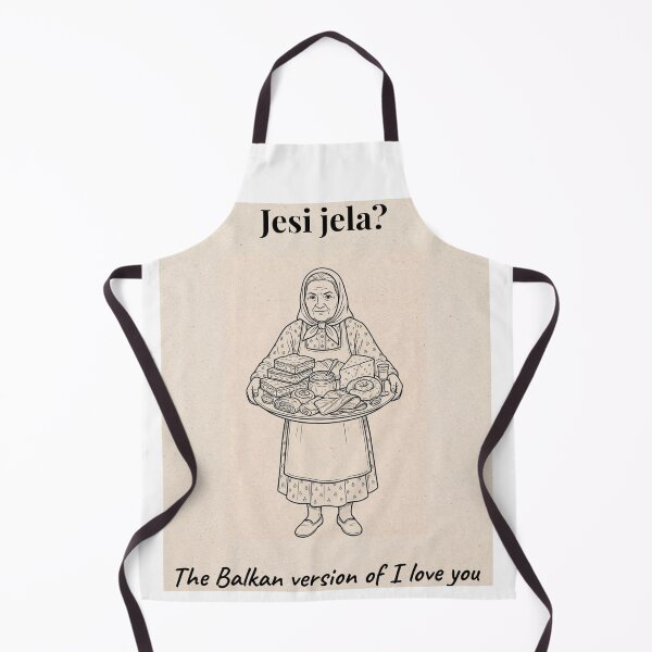 Item preview, Jesi jela, the Balkan version of I love you - Balkan granny design designed and sold by Mastalina99.