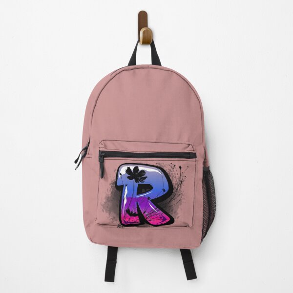 Item preview, R Letter Graffiti Art Design -Neon Urban Alphabet Illustration designed and sold by Palette-Vibes.
