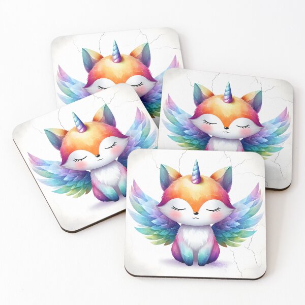 Item preview, Zen Unicorn Fox, Ai Generated Art designed and sold by ACC .
