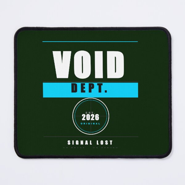 Item preview, Void Dept Streetwear Graphic Ice Cyan Industrial Fake Brand designed and sold by Mega-Shopping.