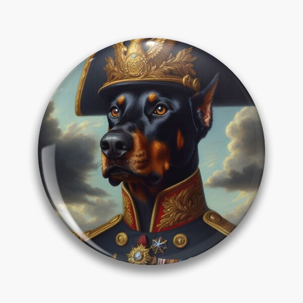Item preview, Admiral dog with ornate cap - Naval art designed and sold by davidromapixel.