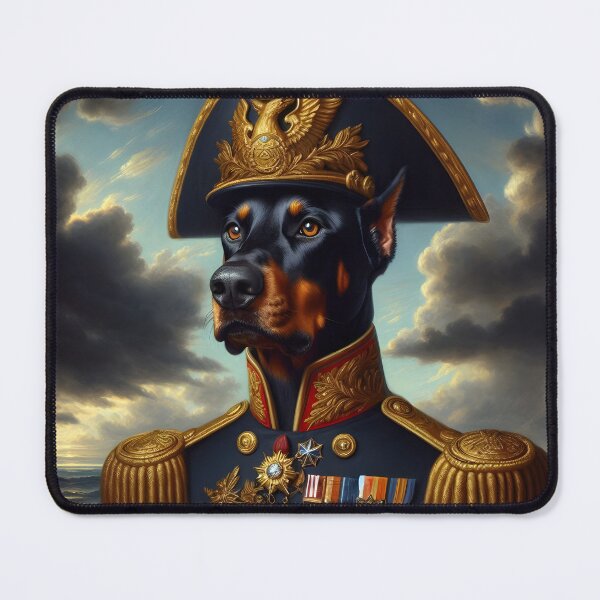Item preview, Admiral dog with ornate cap - Naval art designed and sold by davidromapixel.