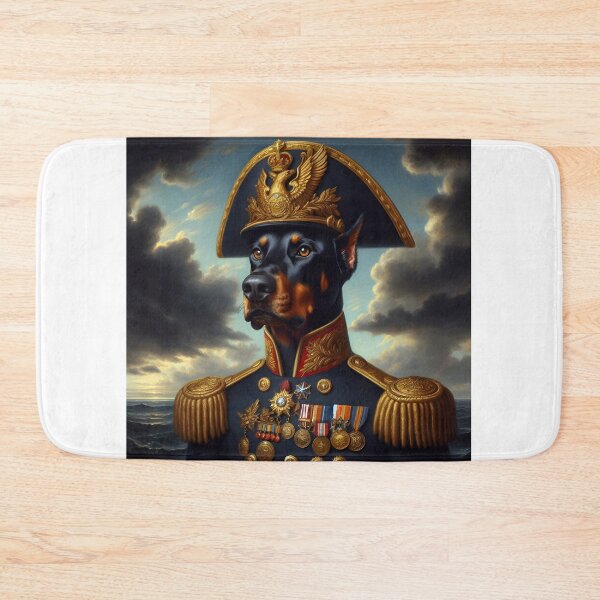 Item preview, Admiral dog with ornate cap - Naval art designed and sold by davidromapixel.