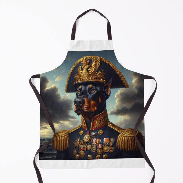 Item preview, Admiral dog with ornate cap - Naval art designed and sold by davidromapixel.