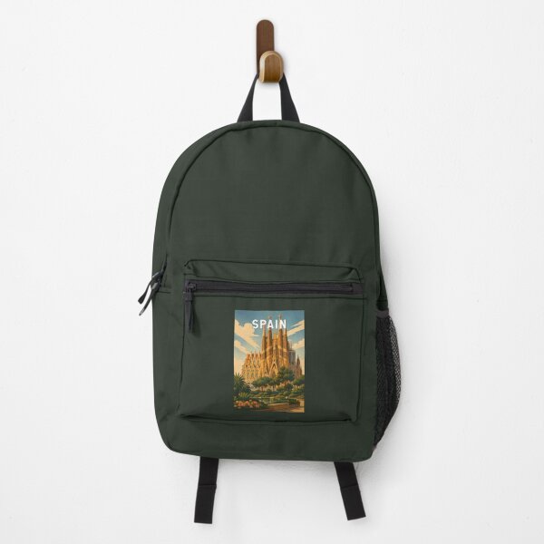 Item preview, Spain Illustration Travel Art Vintage designed and sold by KrisSidDesigns.