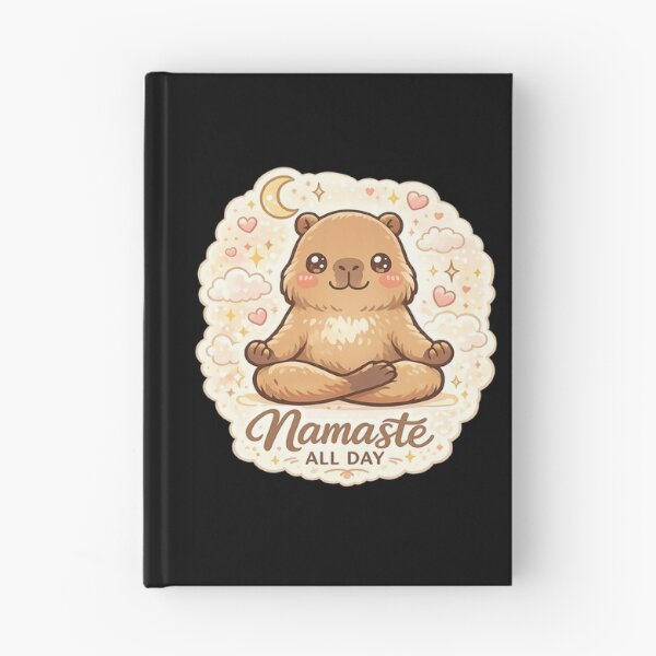 Item preview, Namaste All Day – Cute Meditating Capybara Kawaii Yoga Design designed and sold by MartBook.