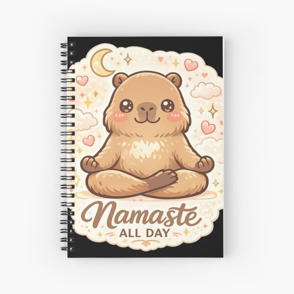 Item preview, Namaste All Day – Cute Meditating Capybara Kawaii Yoga Design designed and sold by MartBook.