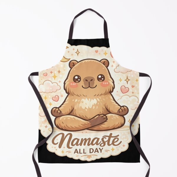 Item preview, Namaste All Day – Cute Meditating Capybara Kawaii Yoga Design designed and sold by MartBook.