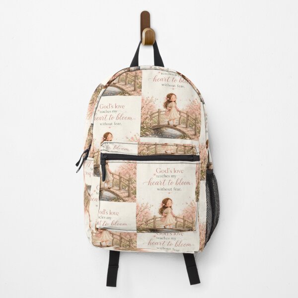 Item preview, God’s Love Teaches My Heart To Bloom Christian Kids Art designed and sold by LoveNurseries.