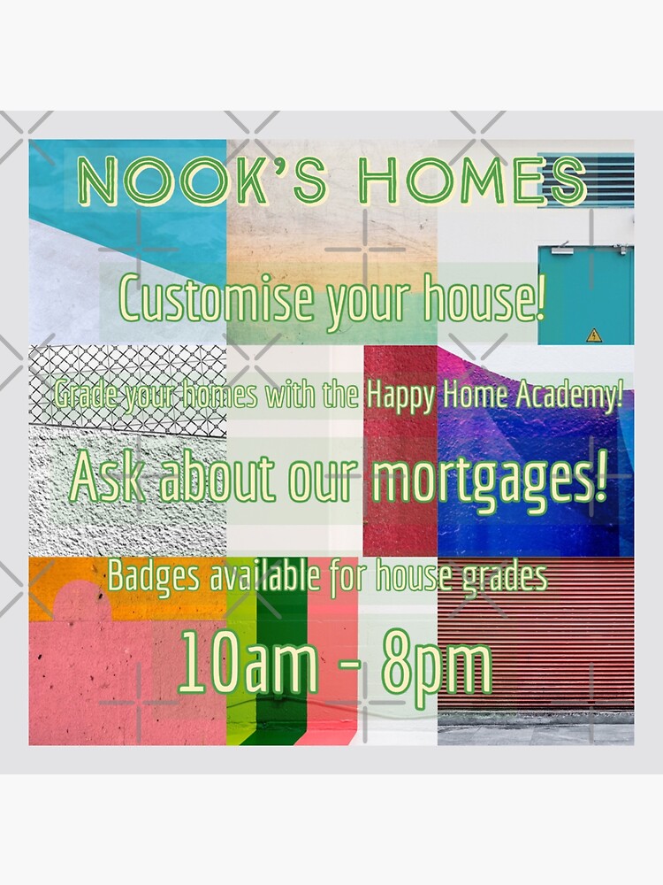 Thumbnail 3 of 3, Sticker, Nook’s homes designed and sold by K-AEyston.