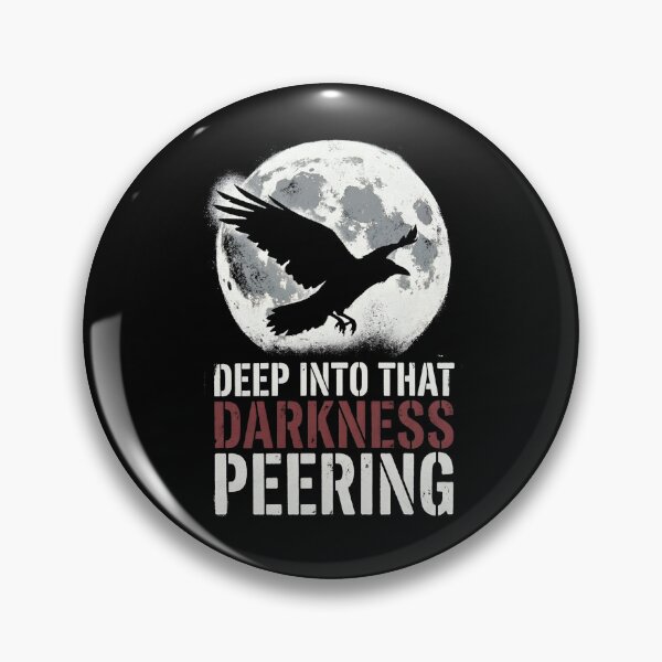 Item preview, Edgar Allan Poe Deep Into That Darkness Peering Raven Moon designed and sold by Fenay Designs.