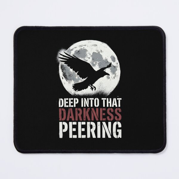 Item preview, Edgar Allan Poe Deep Into That Darkness Peering Raven Moon designed and sold by Fenay Designs.