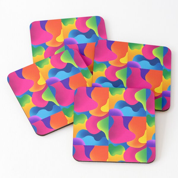 Item preview, Vibrant Liquid Abstract Shapes designed and sold by OmniVibe19.