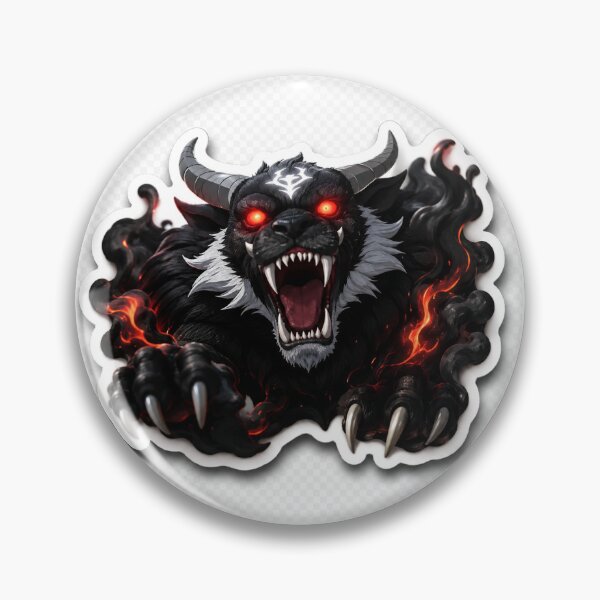 Item preview, Ferocious Shadow Beast with Glowing Eyes designed and sold by Farheen786.
