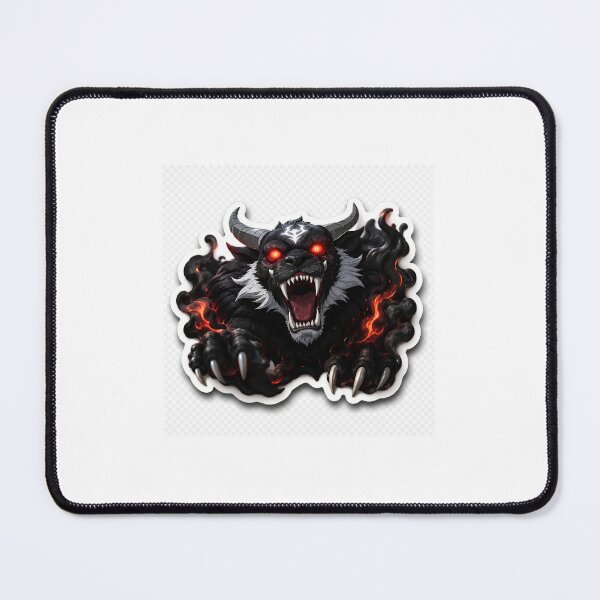 Item preview, Ferocious Shadow Beast with Glowing Eyes designed and sold by Farheen786.