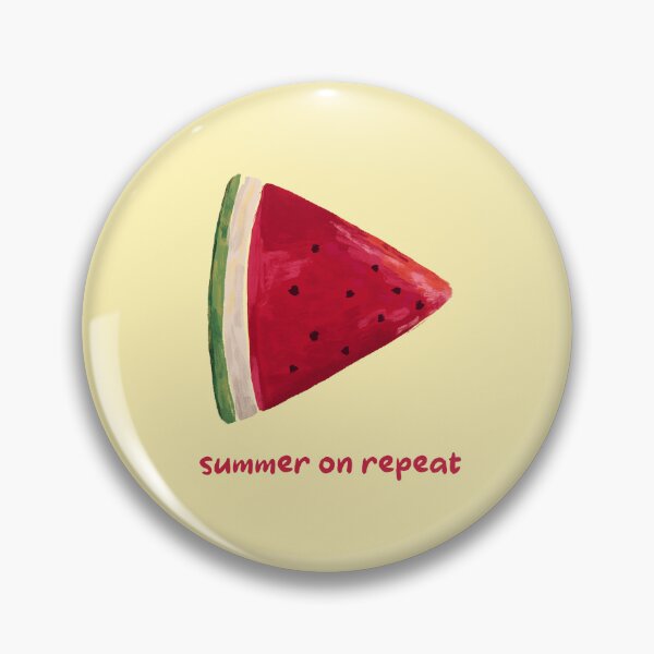 Item preview, Summer on repeat watermelon graphic art designed and sold by art-injoy.