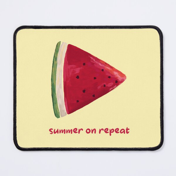 Item preview, Summer on repeat watermelon graphic art designed and sold by art-injoy.