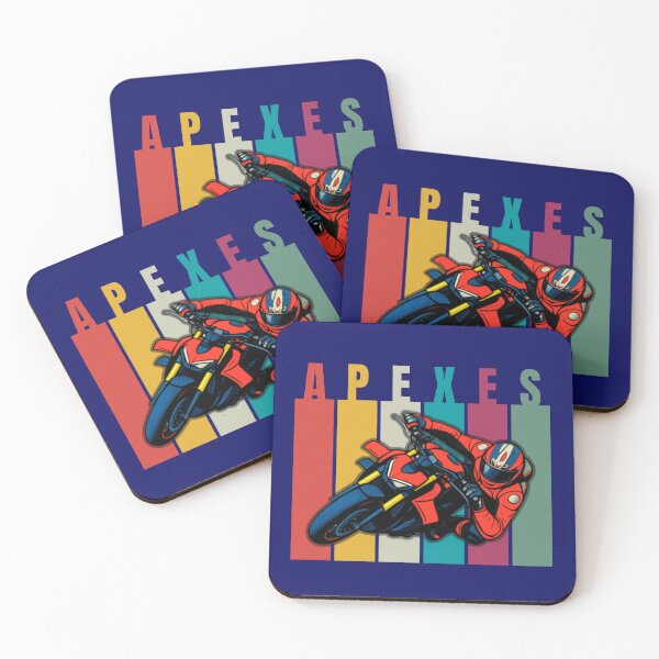 Item preview, Hitting the Apexes – Retro Motorcycle Art --- designed and sold by 2msons.