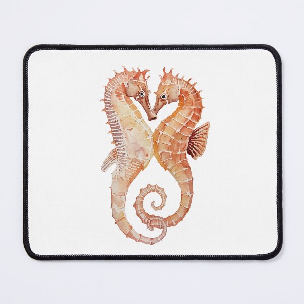 Item preview, Pair of seahorses - watercolor painting designed and sold by 26LN.