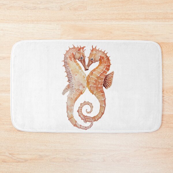 Item preview, Pair of seahorses - watercolor painting designed and sold by 26LN.
