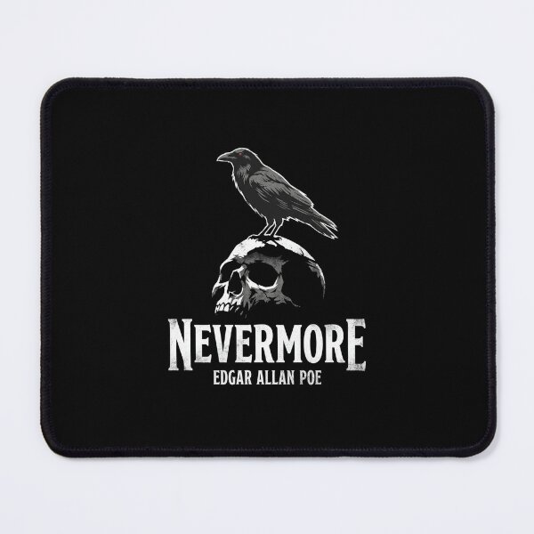 Item preview, Edgar Allan Poe Nevermore Raven and Skull Gothic designed and sold by Fenay Designs.