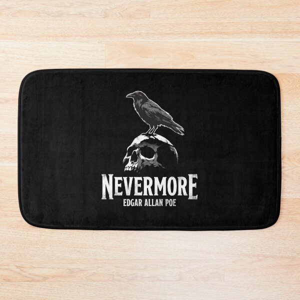 Item preview, Edgar Allan Poe Nevermore Raven and Skull Gothic designed and sold by Fenay Designs.