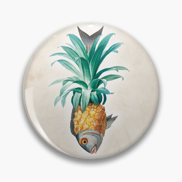 Item preview, Ananaspisces Tropicana | Pineapple Fish Surreal Tropical Collage Creature designed and sold by Becky-Poppins.