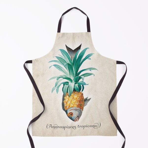 Item preview, Ananaspisces Tropicana | Pineapple Fish Surreal Tropical Collage Creature designed and sold by Becky-Poppins.