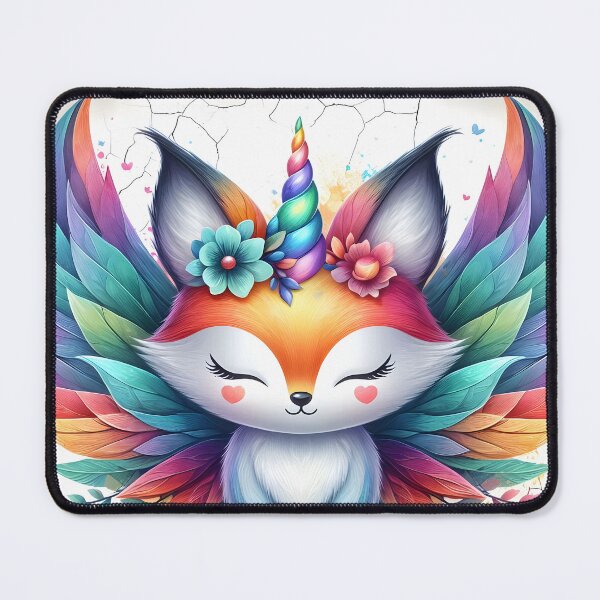 Item preview, Zen Unicorn Fox, Ai Generated Art designed and sold by ACC .