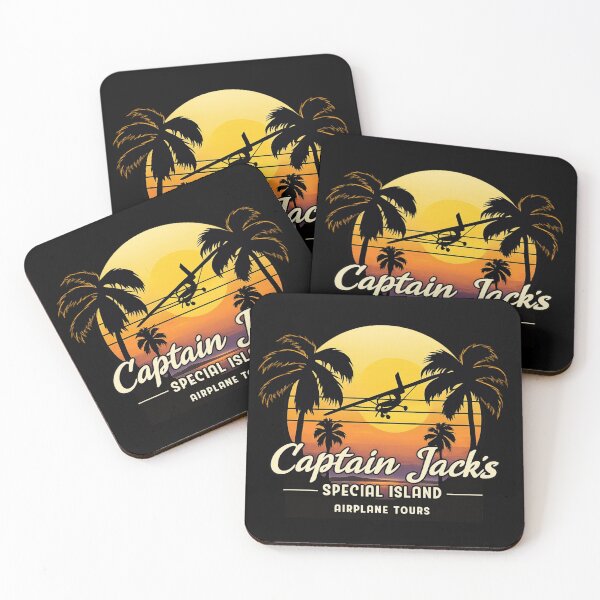 Item preview, Captain Jack Island Airplane Tours Retro Travel Design designed and sold by ZEtexaxe.