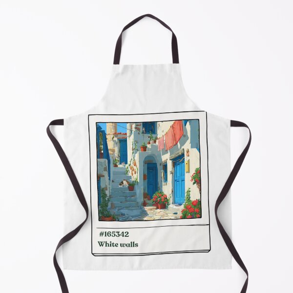 Item preview, White walls- Greece designed and sold by priyankajustine.