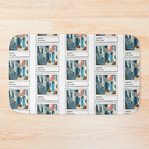 Item preview, White walls- Greece designed and sold by priyankajustine.