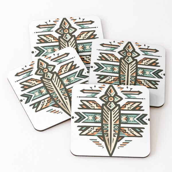 Item preview, Sacred Arrow – Southwest Native Aztec Geometric Art designed and sold by LoneStarArtworks.