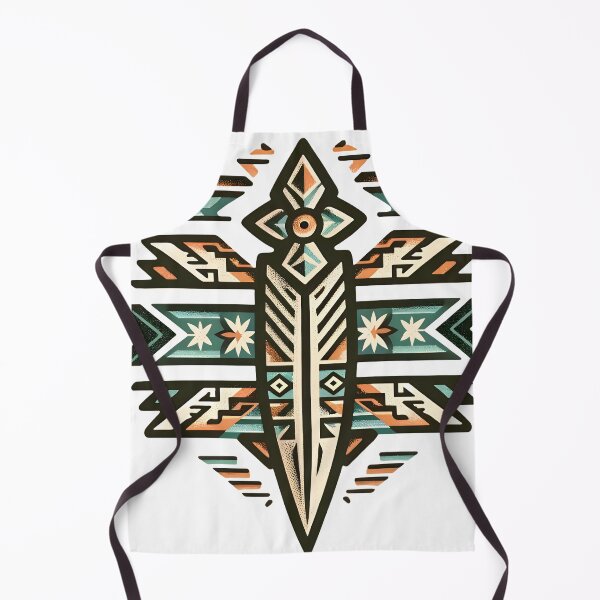 Item preview, Sacred Arrow – Southwest Native Aztec Geometric Art designed and sold by LoneStarArtworks.
