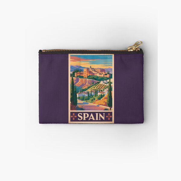 Item preview, Spain Granada Illustration Travel Art Vintage designed and sold by KrisSidDesigns.