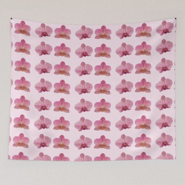 Item preview, pink orchid flower sticker pack 2 designed and sold by inainart.