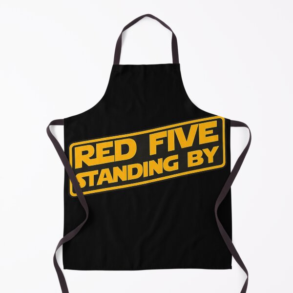 Item preview, Red Five Standing By Retro Space Pilot Design designed and sold by ZEtexaxe.