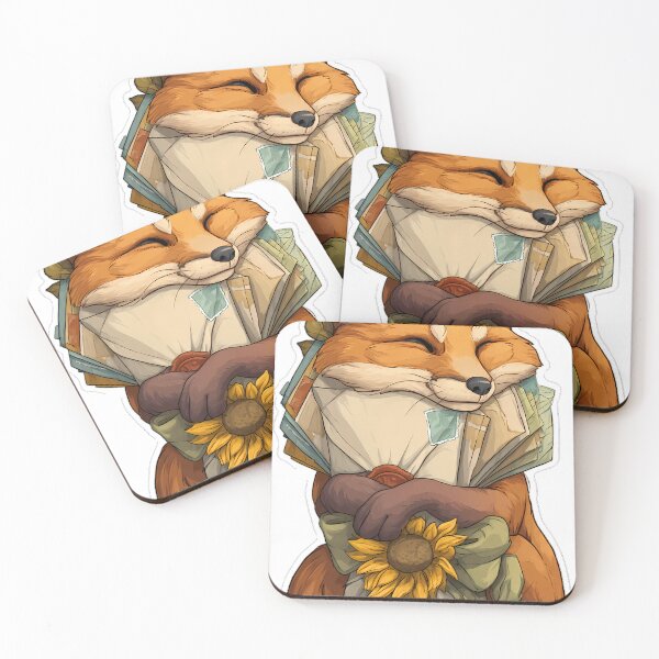 Item preview, Sunflower Correspondence Fox designed and sold by pumsquare.