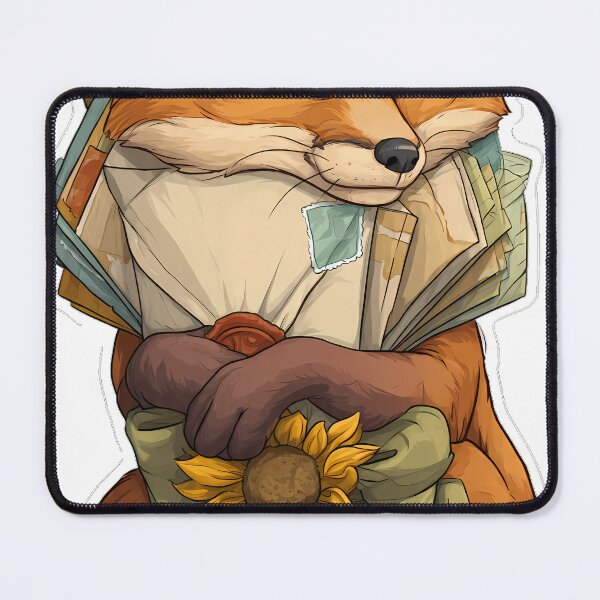 Item preview, Sunflower Correspondence Fox designed and sold by pumsquare.