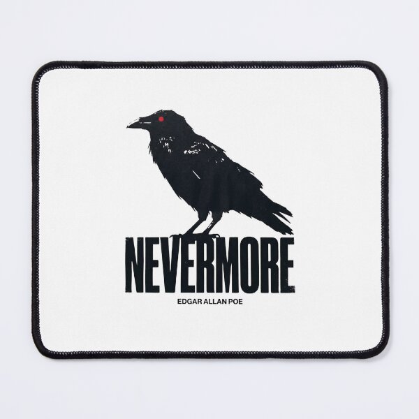 Item preview, Edgar Allan Poe Nevermore Red Eye Raven Graphic designed and sold by Fenay Designs.