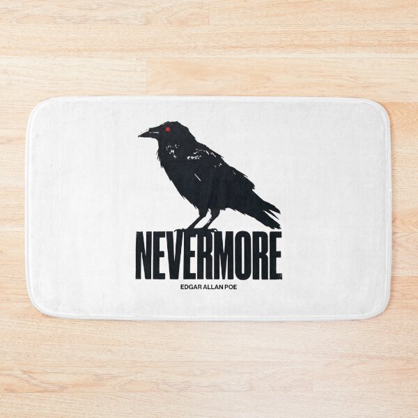 Item preview, Edgar Allan Poe Nevermore Red Eye Raven Graphic designed and sold by Fenay Designs.