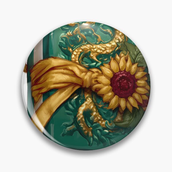 Item preview, Sunflower Dragon Tile designed and sold by pumsquare.