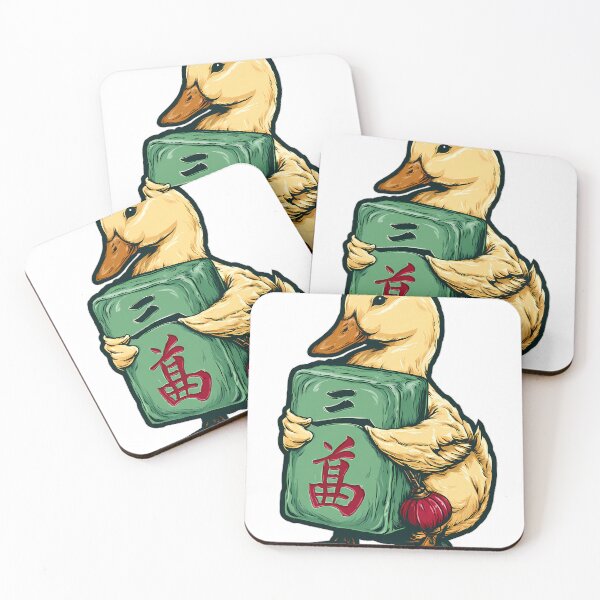 Item preview, Lucky Lantern Mahjong Duck designed and sold by pumsquare.